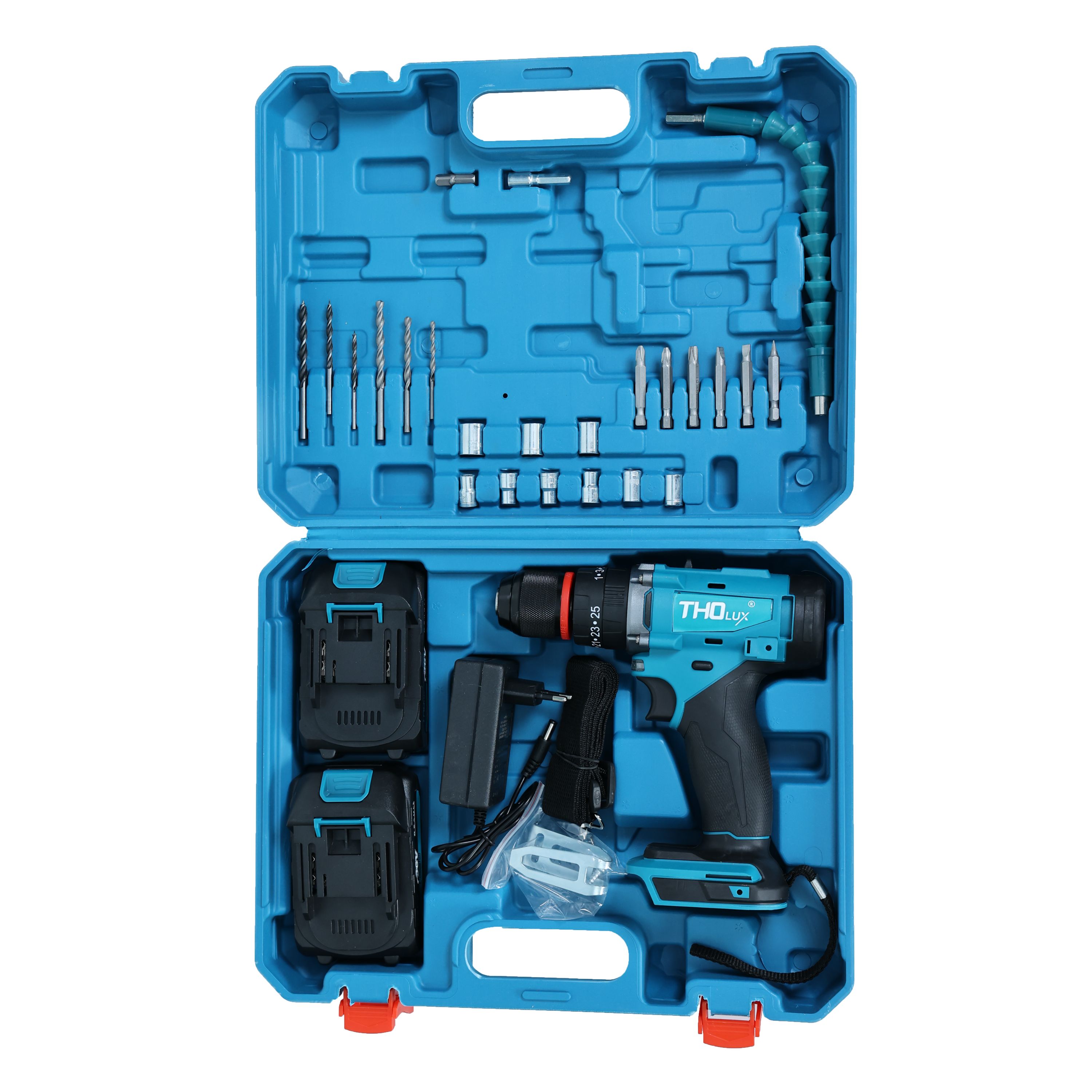 Máy vặn vít Tholux M-8071 Dùng pin Không Chổi Than, Lực Siết 100N.m