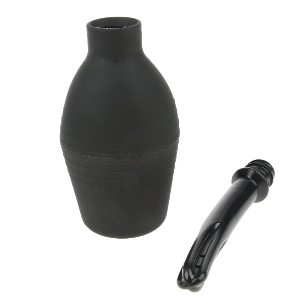 Men Women Enema Bulb Clean Anal High Grade Silicone Douche with Nozzle 310ml