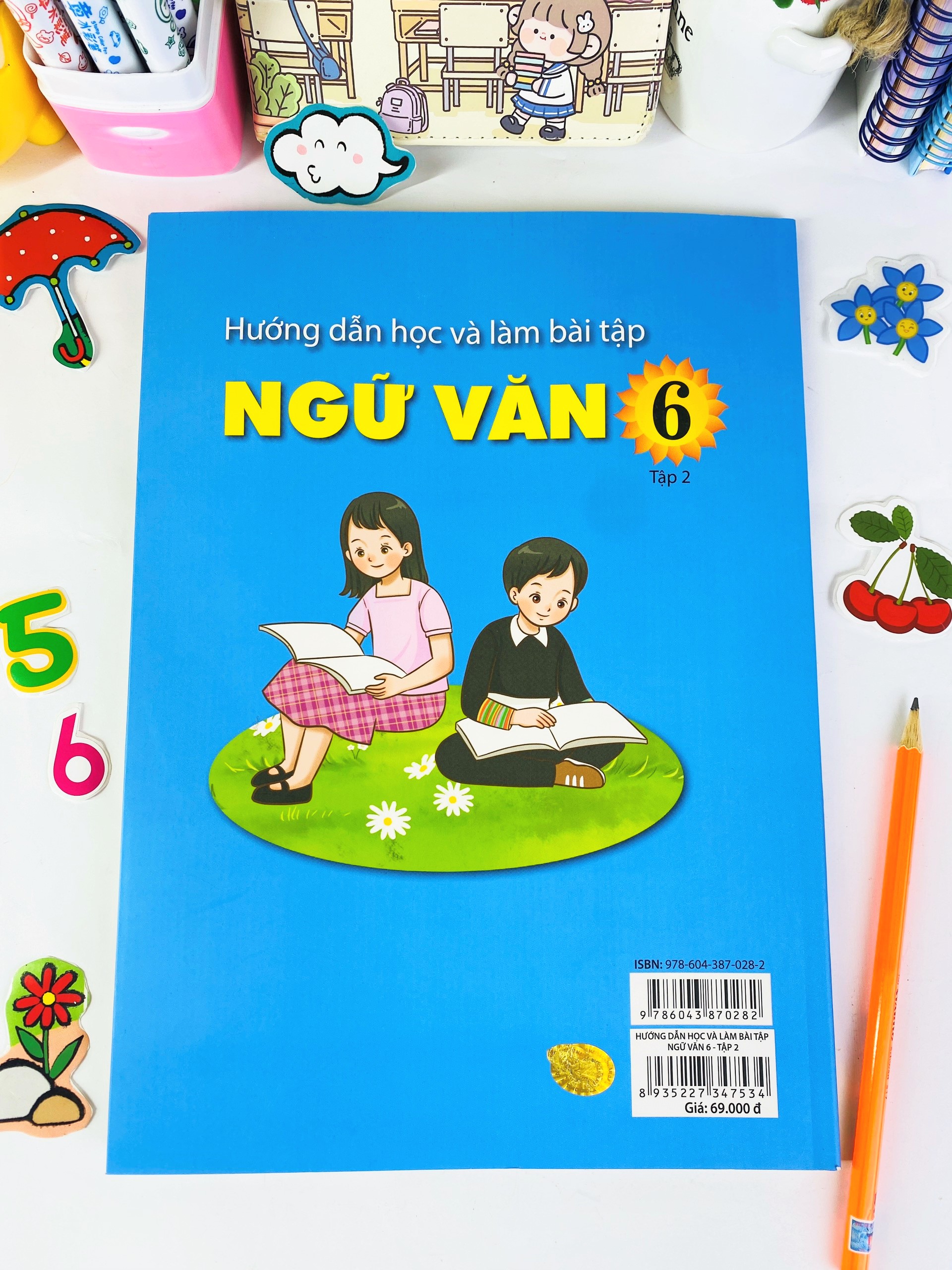 Sách - Combo 2 cuốn Hướng Dẫn Học Và Làm Bài Tập Ngữ Văn 6 - Theo Chương Trình GDPT mới Kết Nối - ndbooks