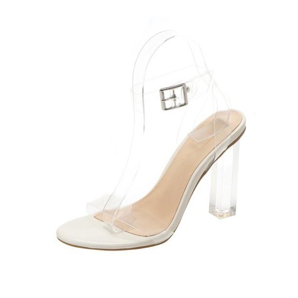 Freeship Giày Cao Gót 9p Quai Trong