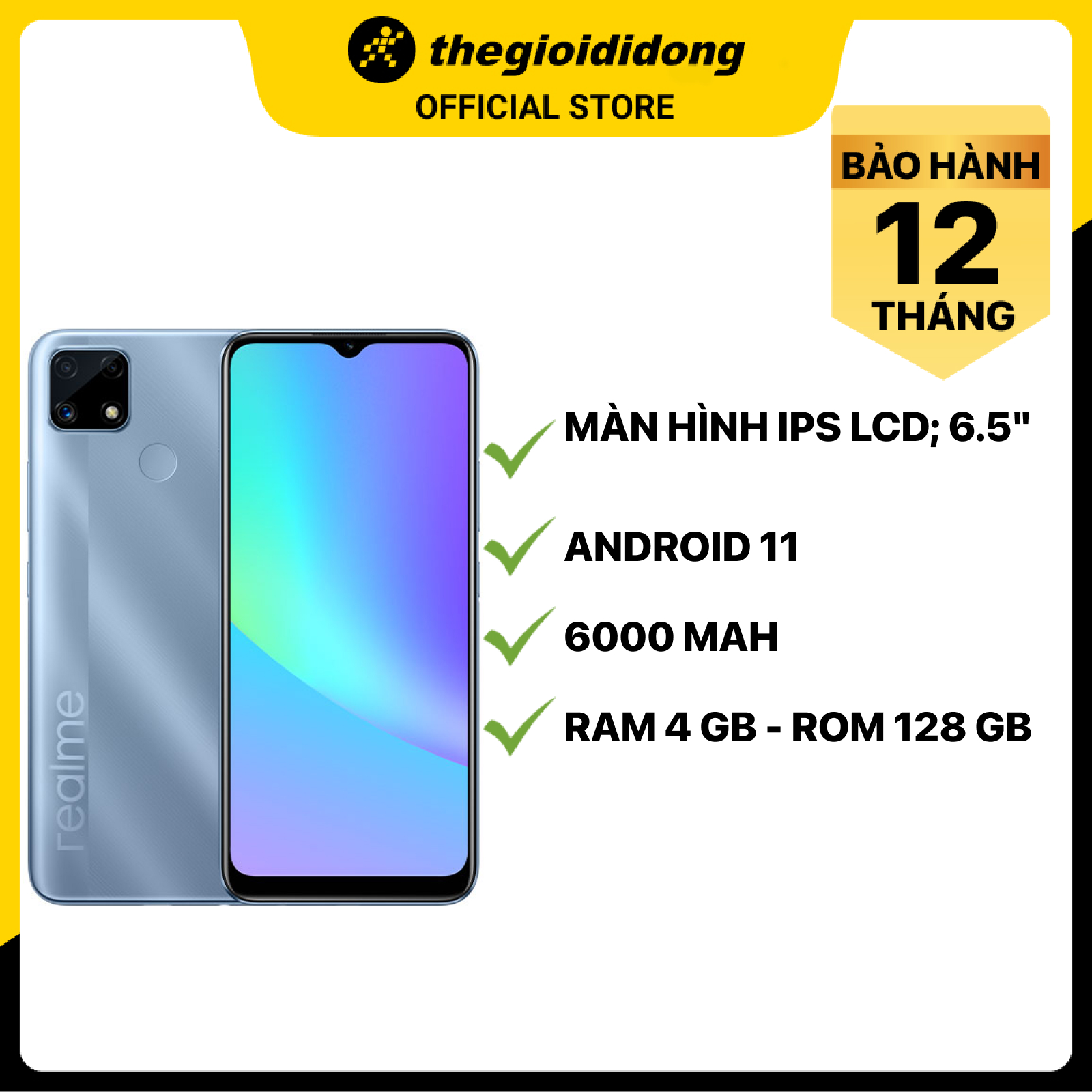 Điện thoại Realme C25s - Hàng chính hãng