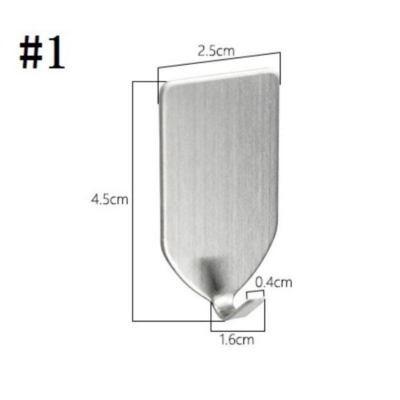 Móc treo đồ inox 304 dán tường chịu lực 2kg