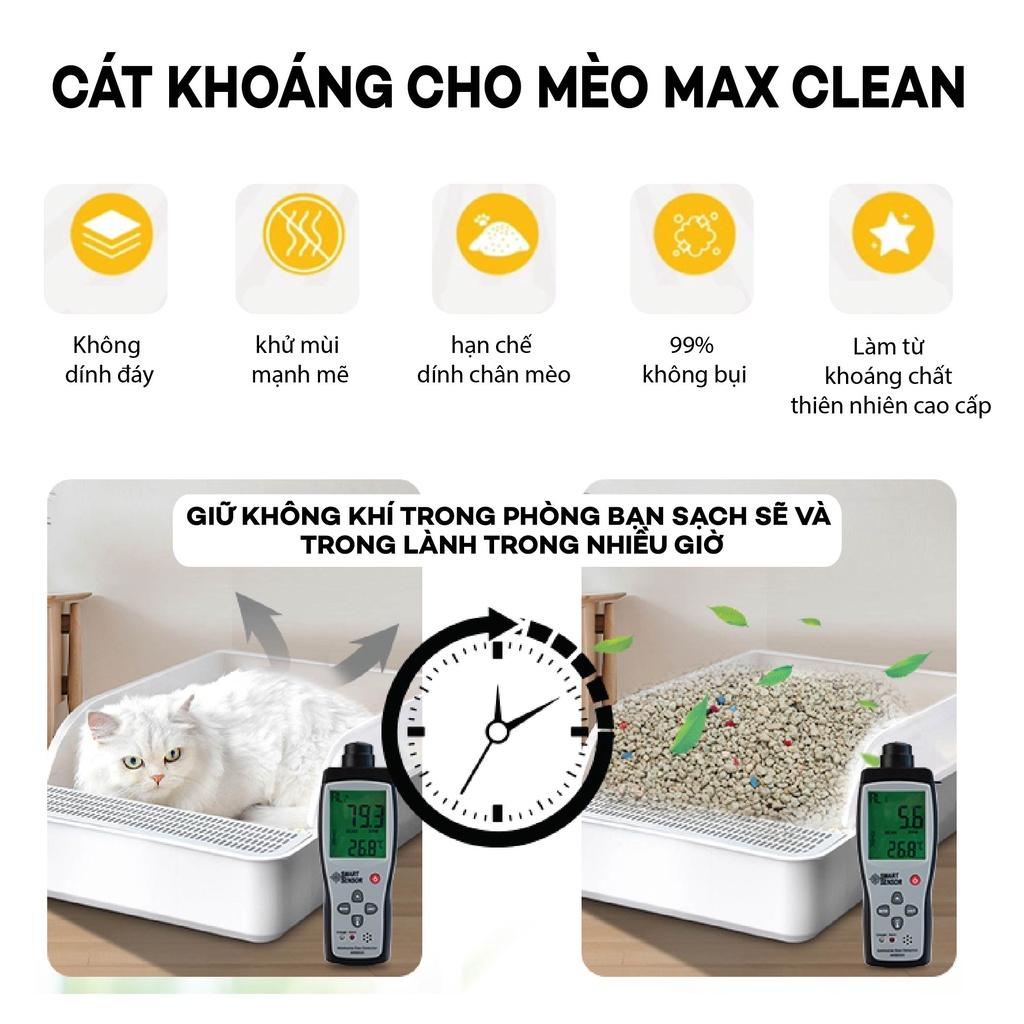 1 TẢI 4 BỊCH 16K Cát Khoáng Cho Mèo, Cát Vệ Sinh Cao Cấp Chuyên Dùng Cho Máy Vệ Sinh, Máy Dọn Phân Mèo