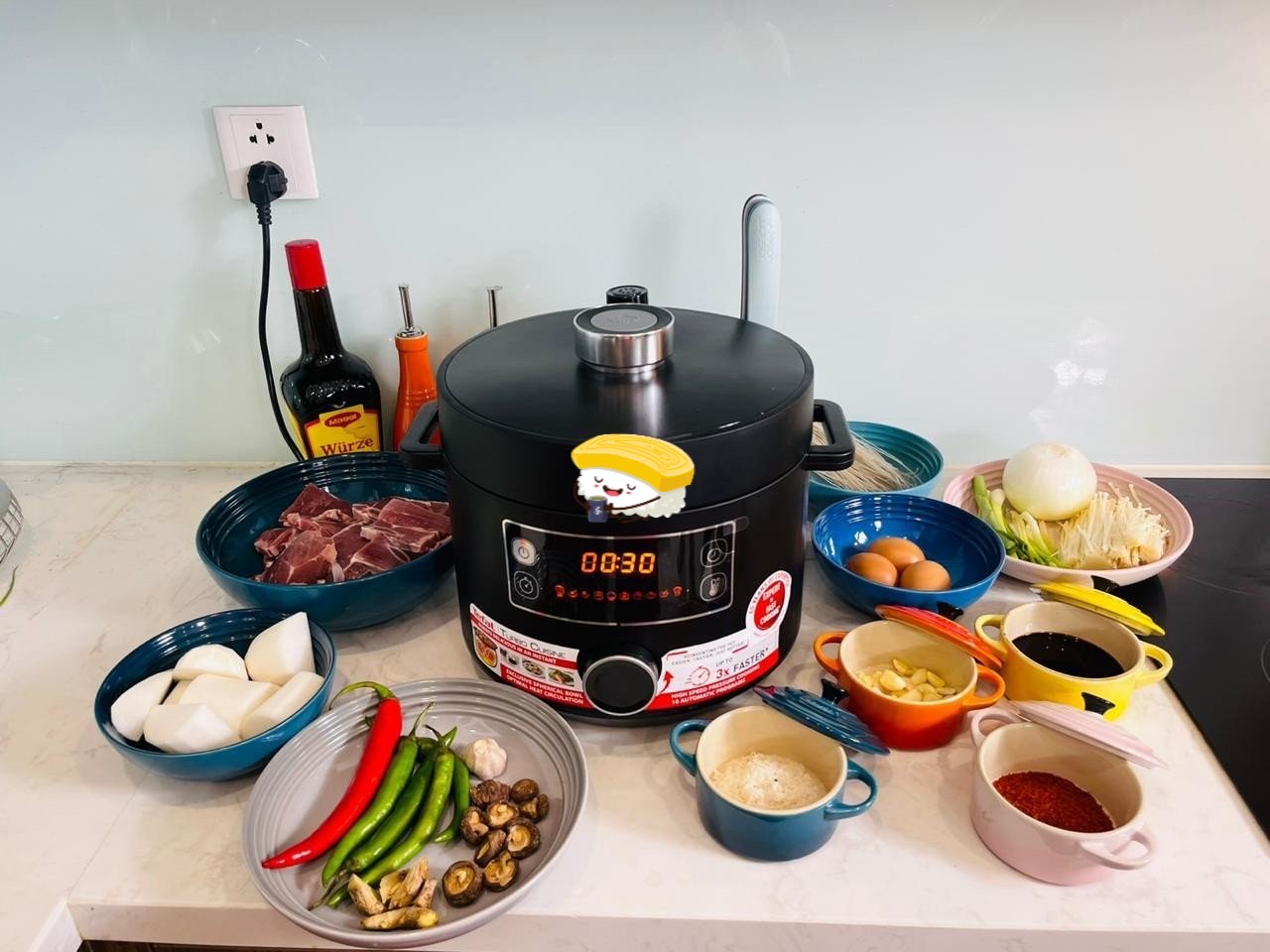 Nồi áp suất điện đa năng Tefal CY754830 Turbo Cuisine 5,0 L - Đồ Gia Dụng Đức, Châu Âu - Homeliving