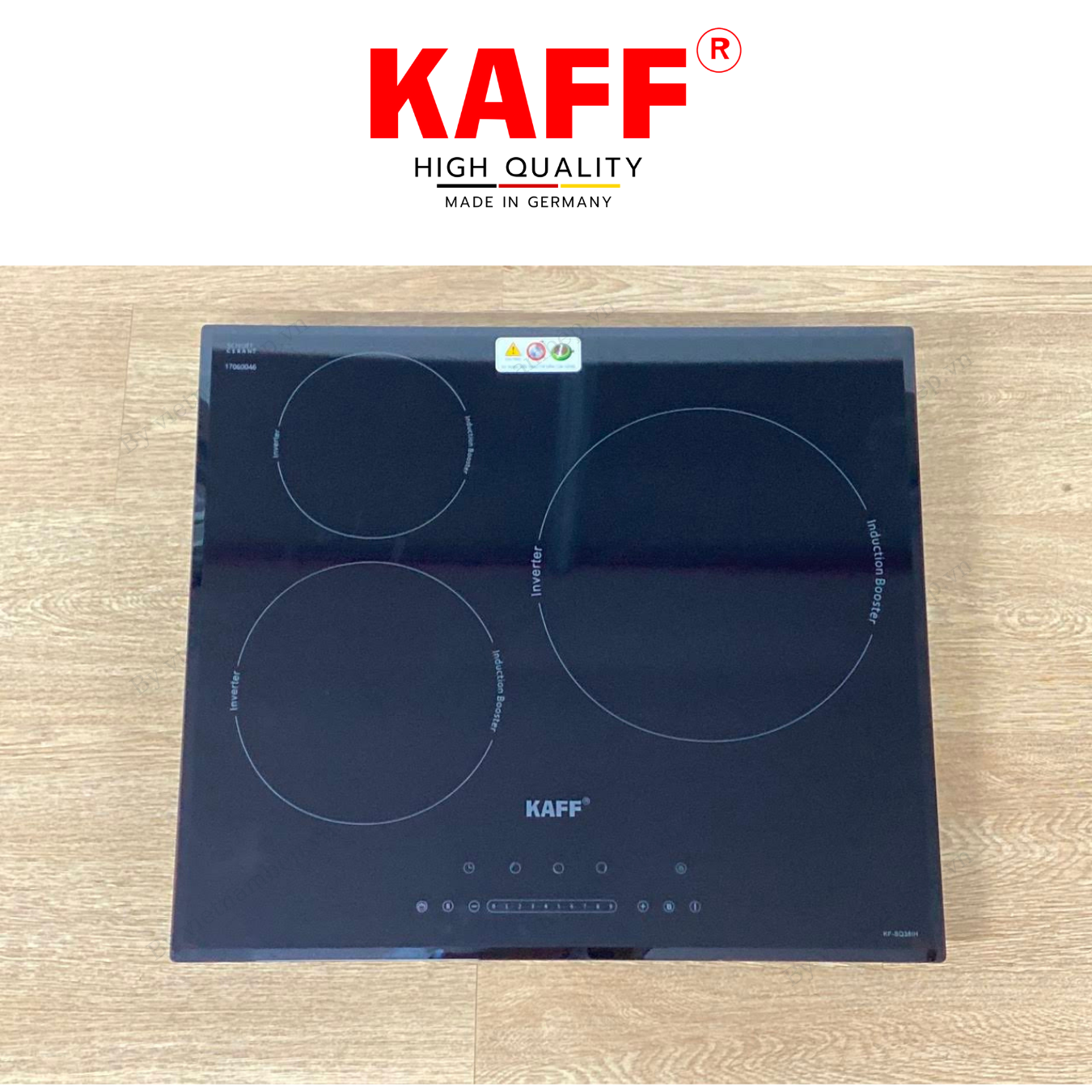 Bếp âm đa từ 3 vùng nấu nhập khẩu Germany KAFF KF-SQ38IH -HÀNG CHÍNH HÃNG