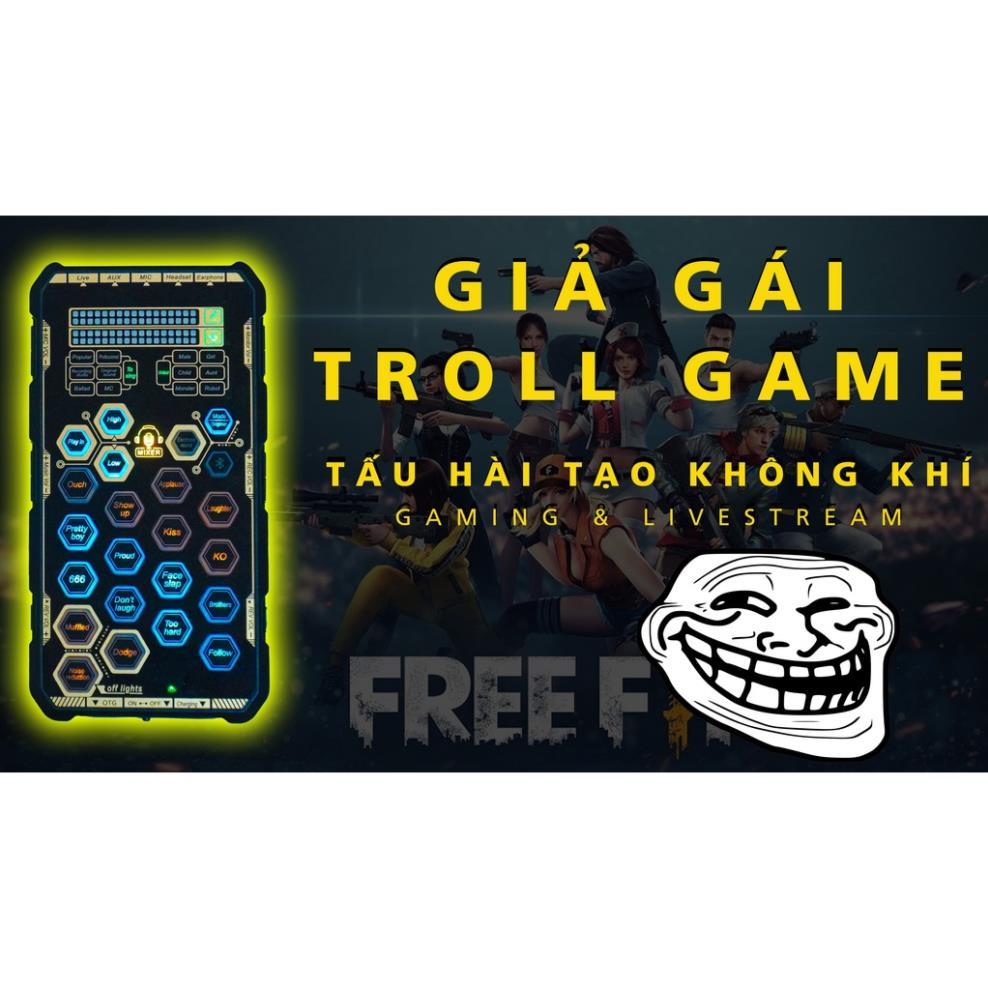 Sound card K9 mobile - Chơi game, thu âm, livestream, karaoke online, pk đơn giản chỉ cần thêm tai nghe -Hỗ trợ autotune