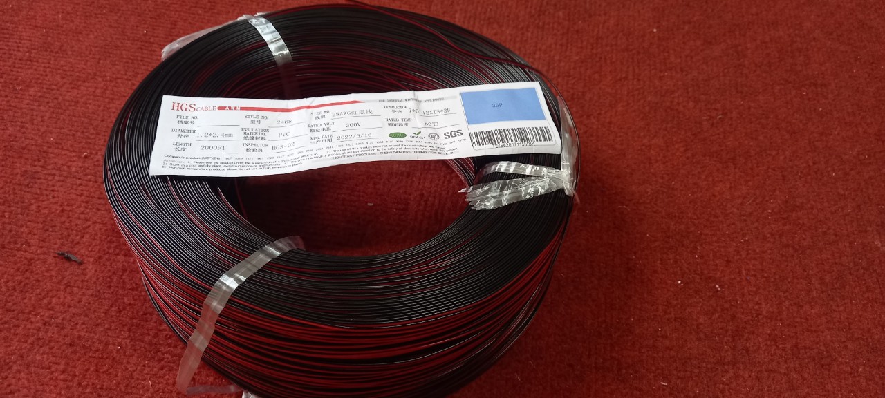 Dây điện đôi nối mạch 24AWG (2*0,5mm) 28AWG (2*0,3mm)