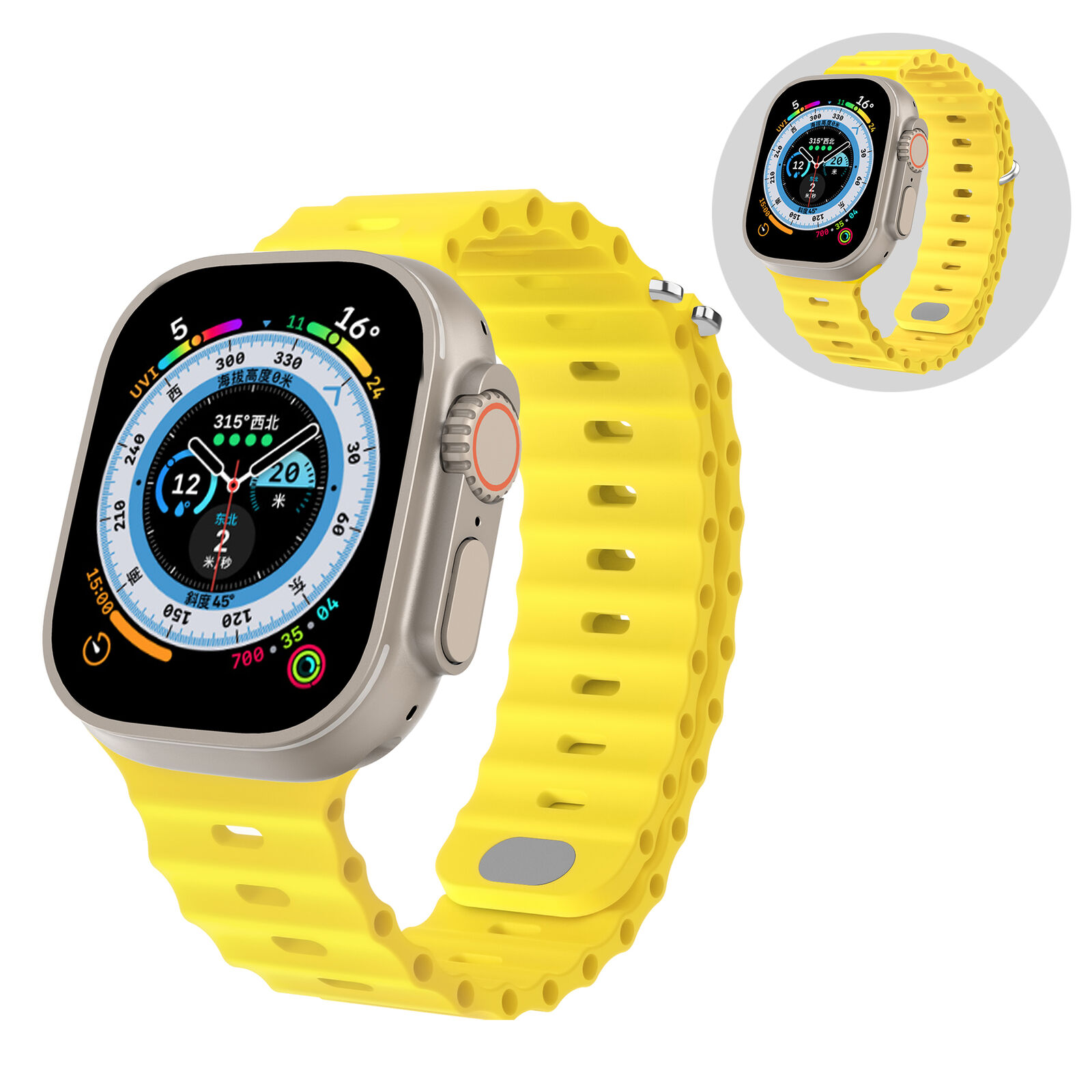 Dây đeo thay thế dành cho Apple Watch 38mm / 40mm / 41mm hiệu COTEETCI Ocean Strap Watchband - hàng nhập khẩu