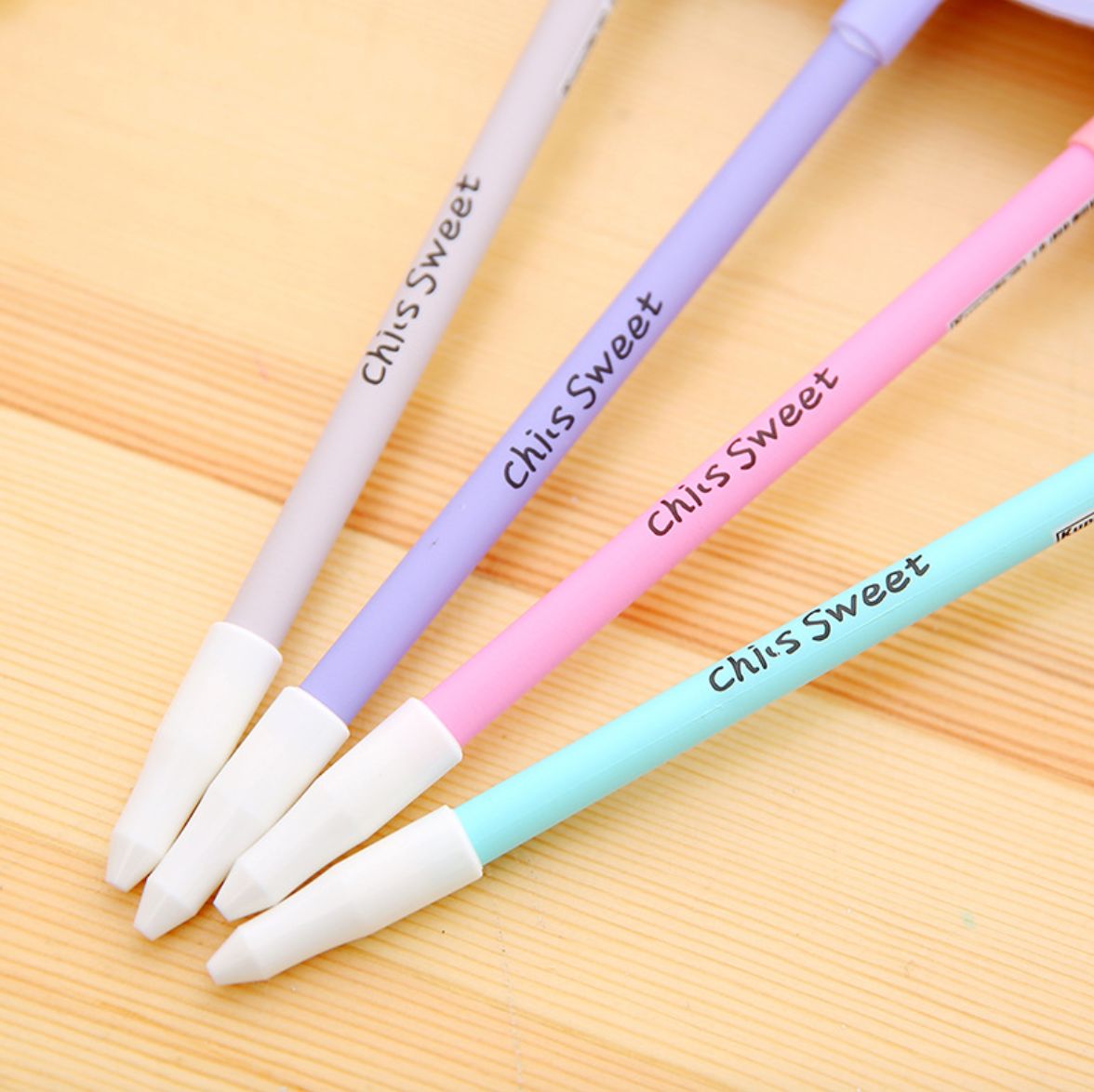 Bút Bi Quạt Mát Mèo Dễ Thương - Bút Bi Nước Văn Phòng Mực Đen