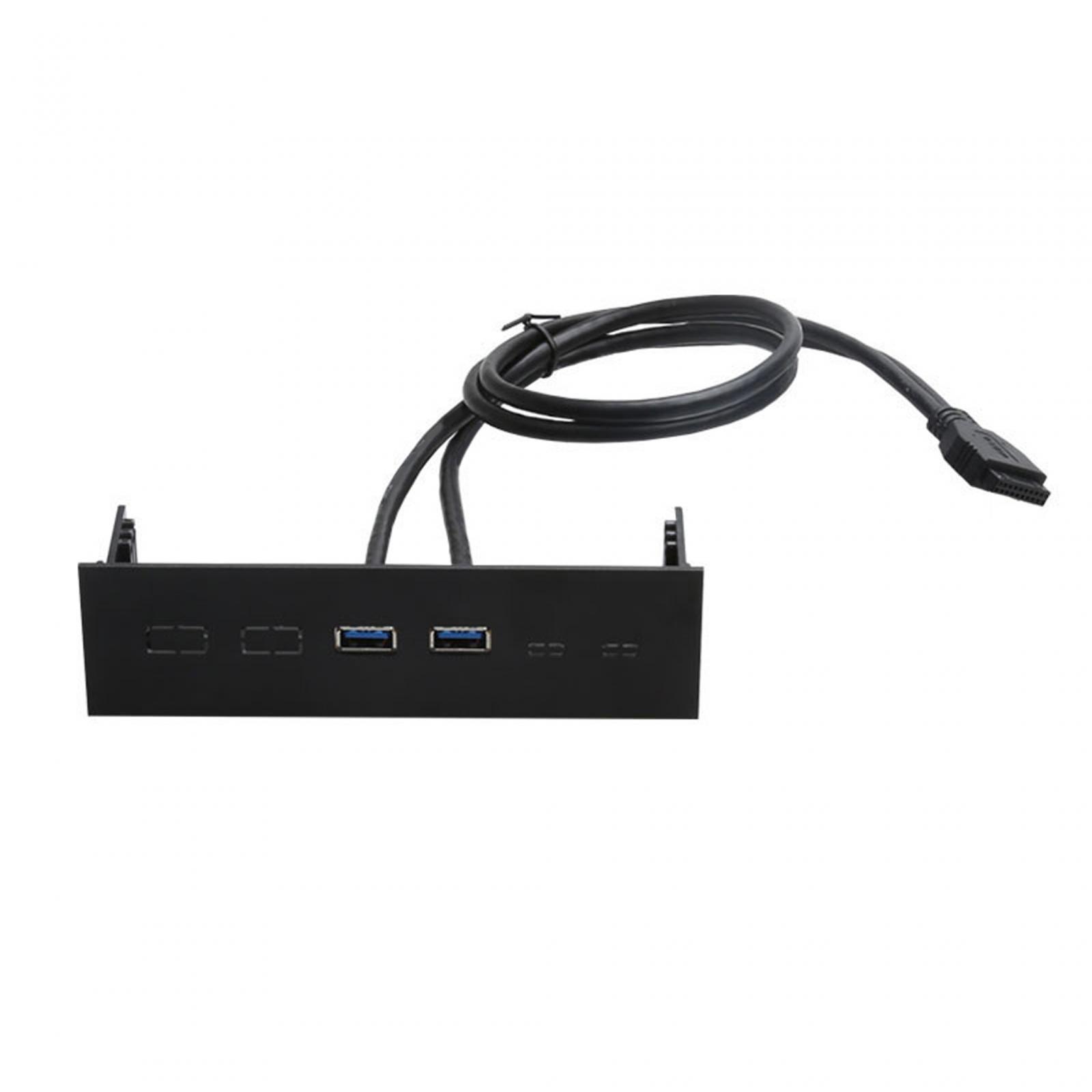 5.25" Front Panel Optical Drive Front Panel,Multifunction,High Speed USB Hubs Plug and Play USB Front Panel Adapter ,Computer Expansion Board