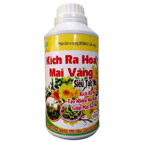 Phân bón siêu tạo nụ mai vàng 10 60 10 chai 500ml