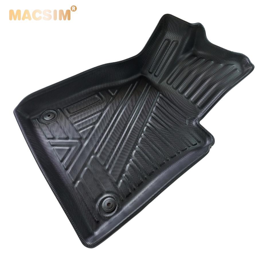 Thảm lót sàn xe ô tô Mercedes S Class 2014 - nay Nhãn hiệu Macsim chất liệu nhựa TPE đúc khuôn cao cấp màu đen