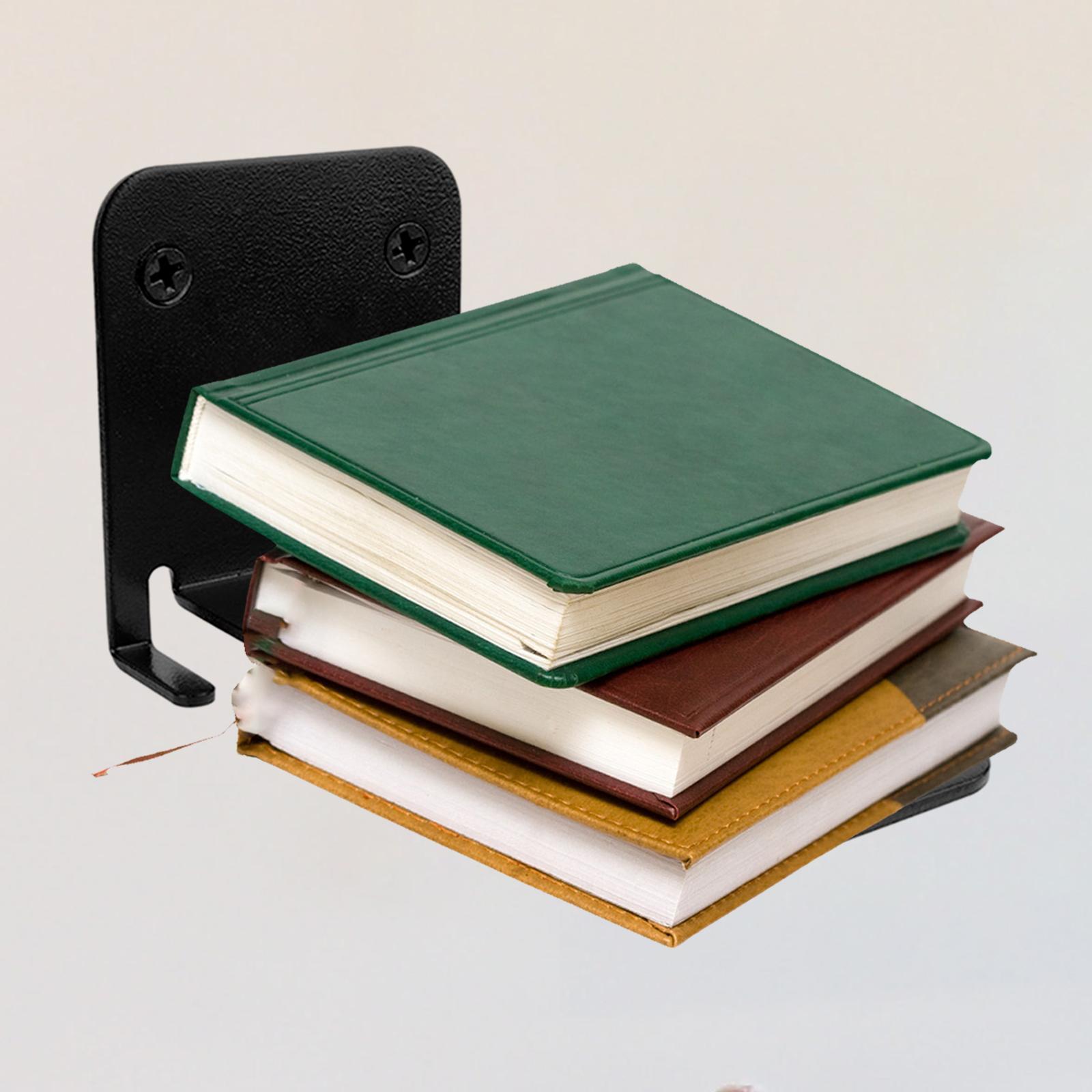 Heavy Duty Floating Bookshelf Invisible Holder Book Organizer Metal Shelves Wall Ledge for Living Room Office Nursery Library Classroom