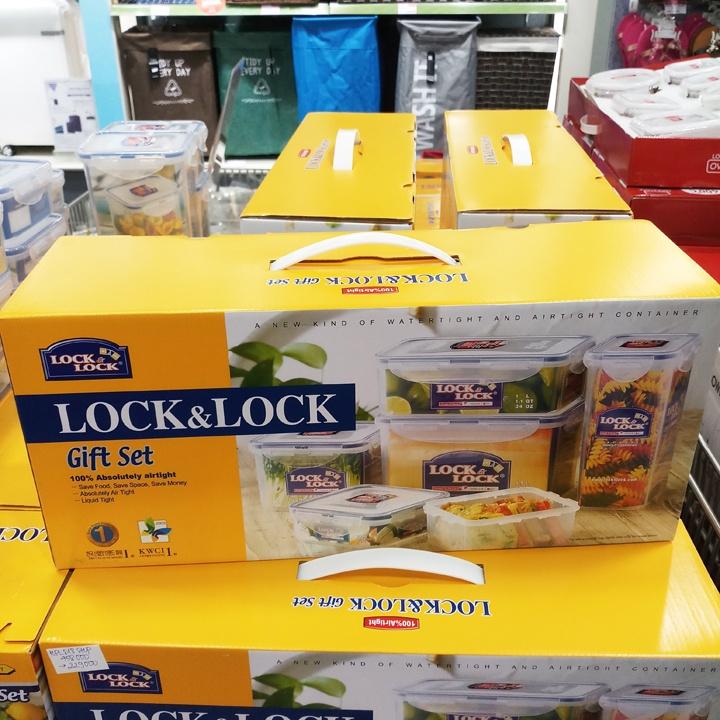 Bộ hộp nhựa LOCK&LOCK 6 hộp đủ kích thước, đáp ứng mọi nhu cầu