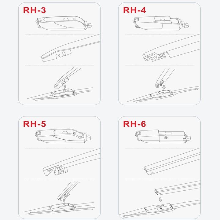 Cần gạt nước mưa dành cho kính sau ô tô - Tất cả các hãng xe
