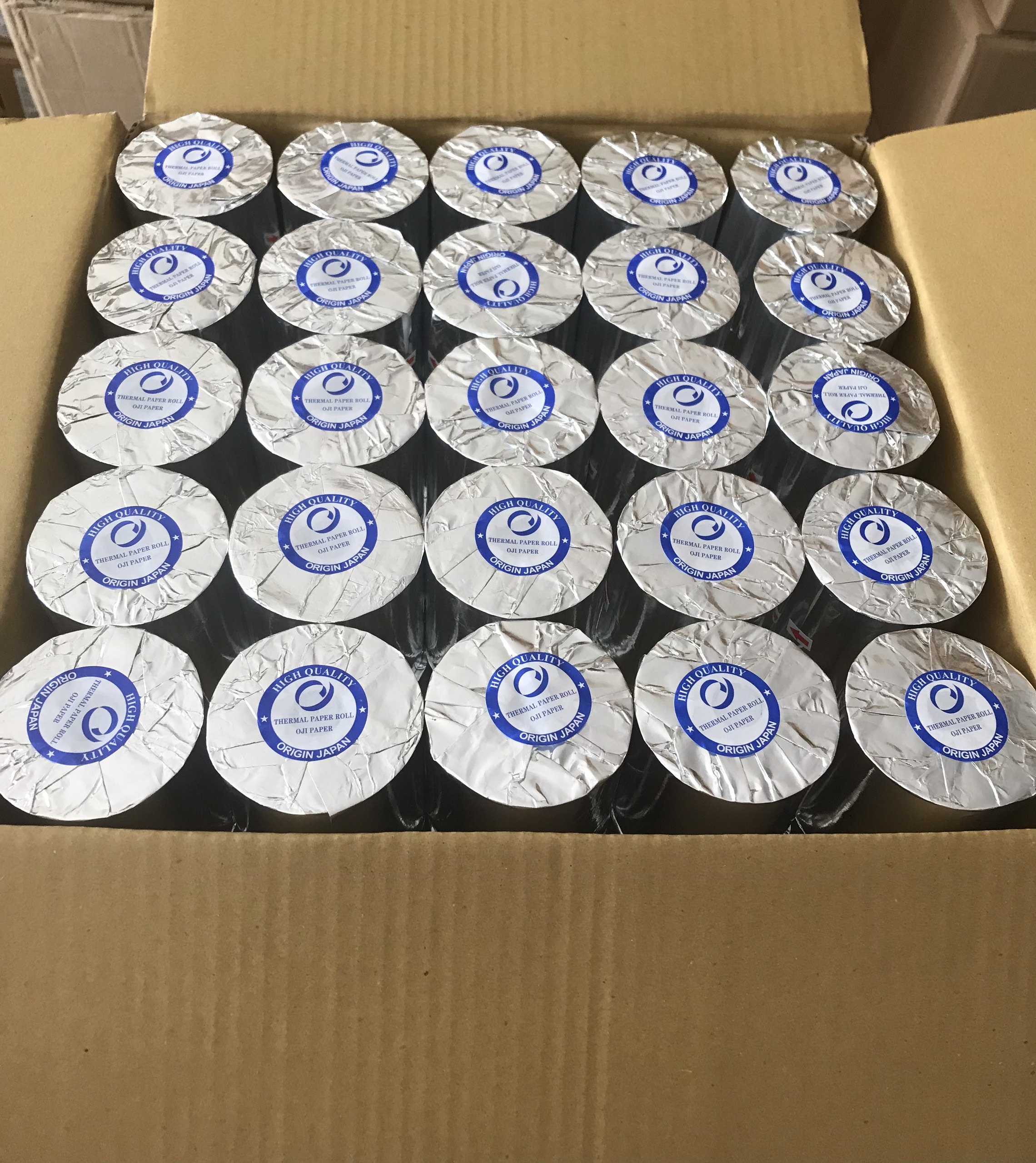 20 cuộn giấy in nhiệt k80, giấy in bill, đường kính 80mm, giấy in hóa đơn Ocha, Pos 365