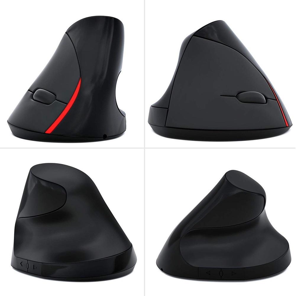 Chuột quang không dây dạng đứng 2.4GHz 5 nút bấm