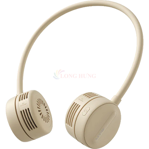 Quạt mini tích điện đeo cổ Jisulife Neck Fan Life1 1800mAh - Hàng chính hãng