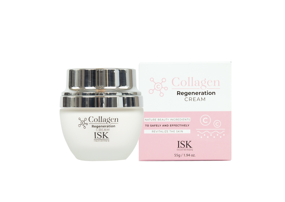 Kem dưỡng da săn chắc và làm trắng da ISK Collagen Regeneration Softner 55g - Hàn Quốc Chính Hãng