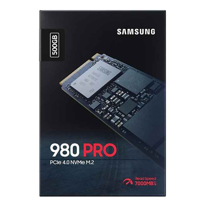 Ổ cứng SSD Samsung 980 Pro PCIe Gen 4.0 x4 NVMe V-NAND M.2 2280 500GB - Hàng Nhập Khẩu