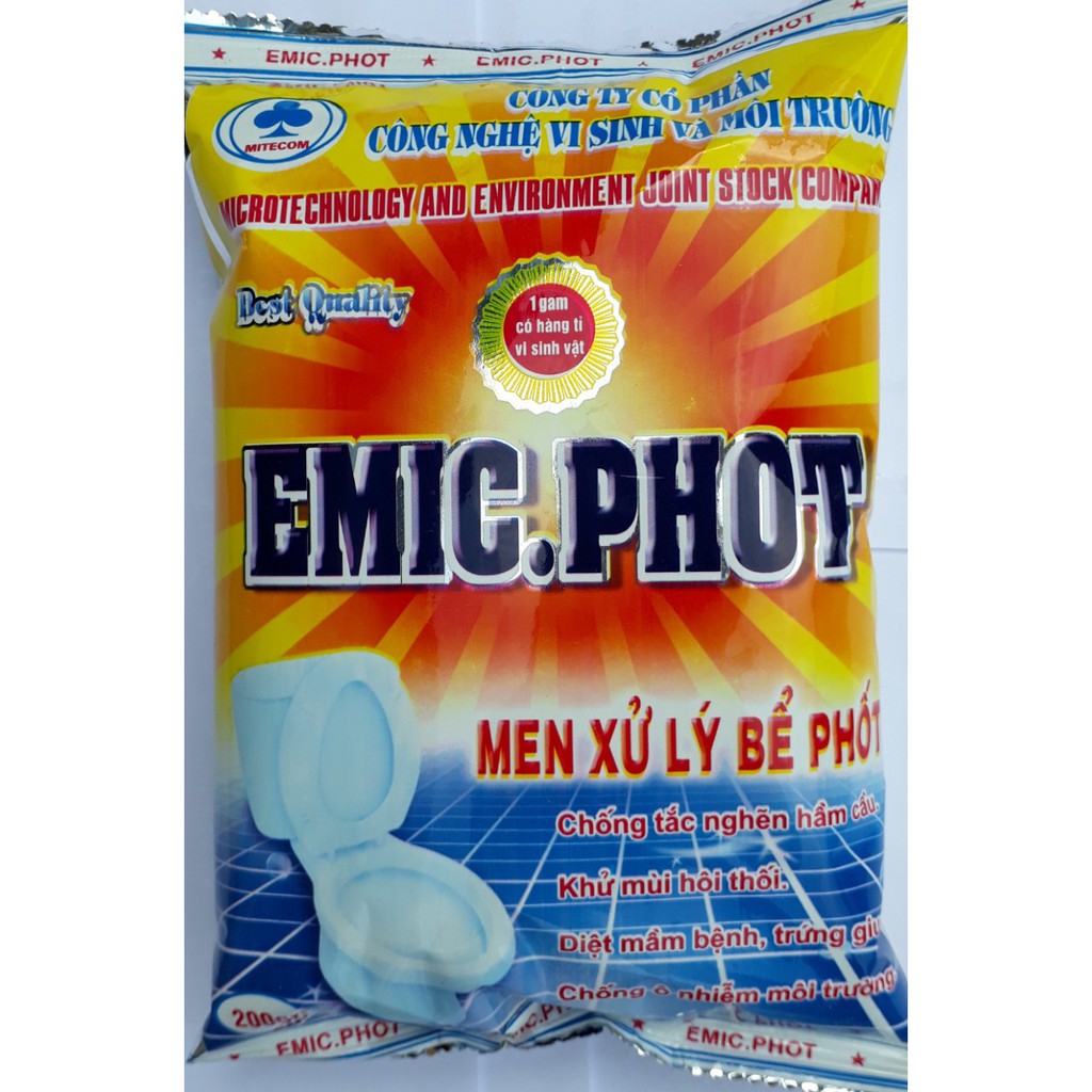 Men xử lý bể phốt EMIC.PHOT 200gr