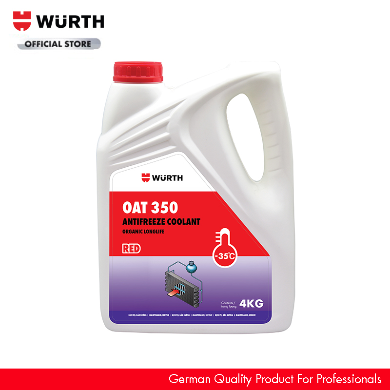 Wurth Nước Giải Nhiệt Red 4L
