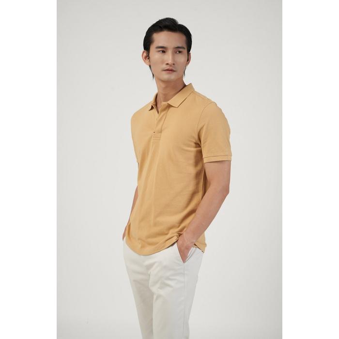 ÁO POLO NAM TAY NGẮN PHỐI CHỈ MÀU FORM FITTED - 10F22POL005 | LASTORE MENSWEAR