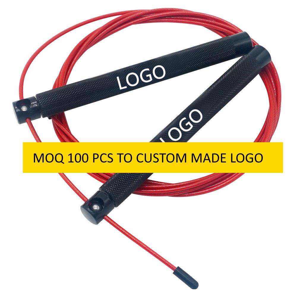 Kim Loại Nhảy Bỏ Qua Dây Thép Pvc 2.5Mm Đơn Giản Keepfit Crossfit Thể Dục Nhảy Bỏ Qua Bóng Bay Có Trọng Số Crossrope Vòng/Phút