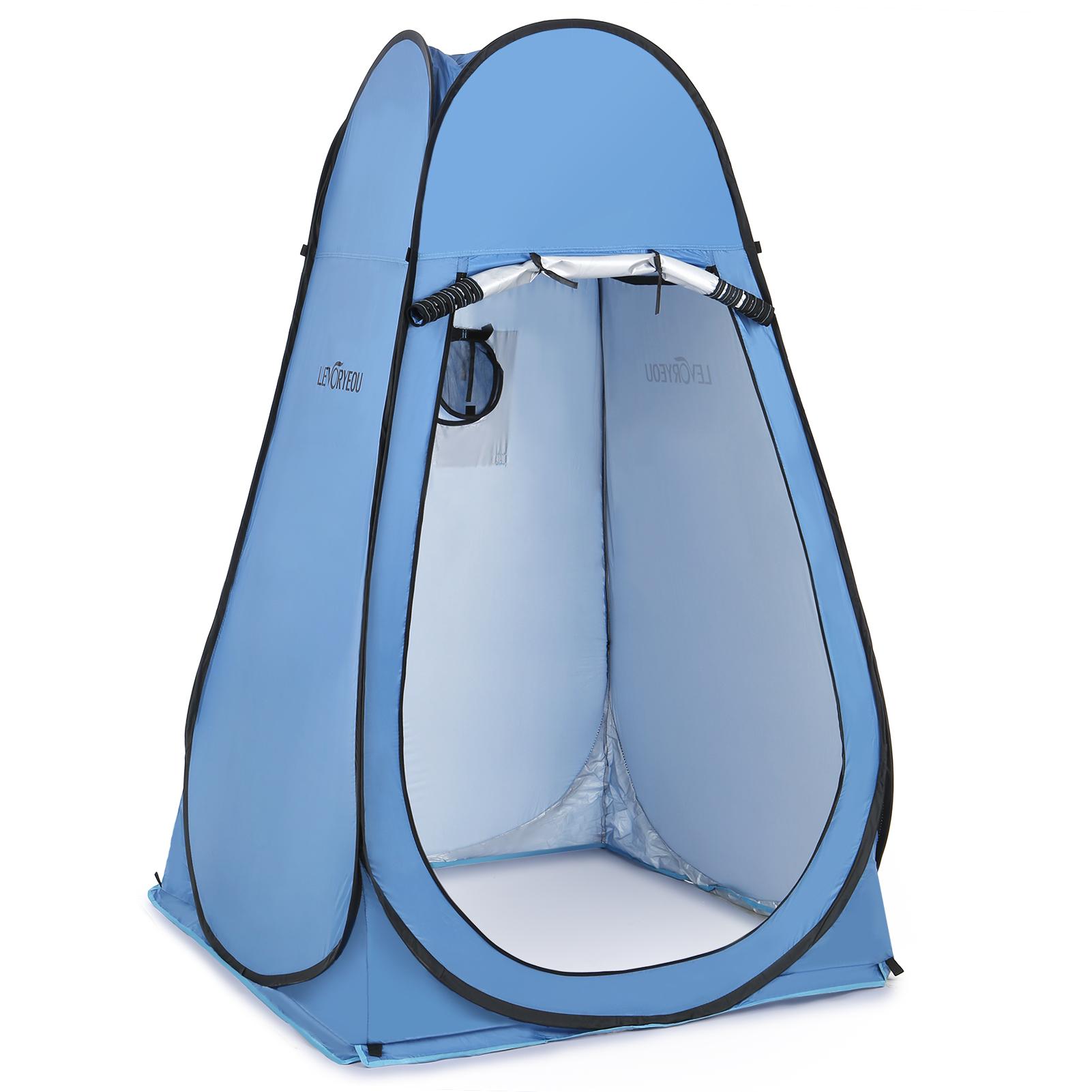 LEVORYEOU Pop Up Privacy Shelter Tent Outdoor Camping Beach Instant Shower Toilet Changing Tent Sun Rain Shelter