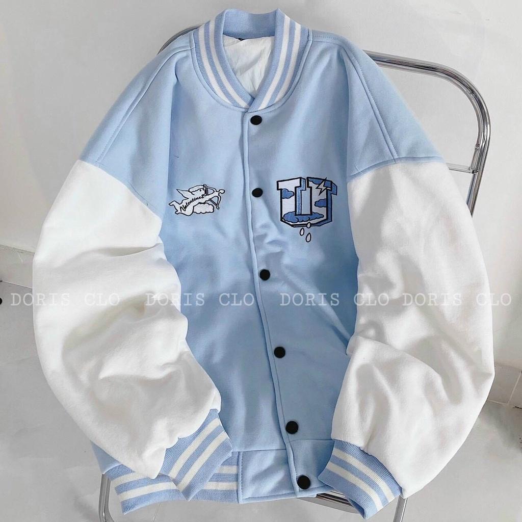 Áo khoác cardigan nỉ ngoại 2 lớp cổ tròn cực đẹp thời trang mới hottrend cho các bạn trẻ