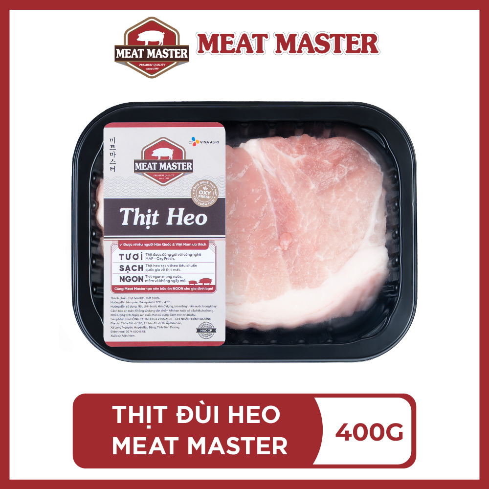 Thịt Đùi Meat Master 400 G Hạn Sử Dụng Từ 1 Tới 2 Ngày - Giao Nhanh