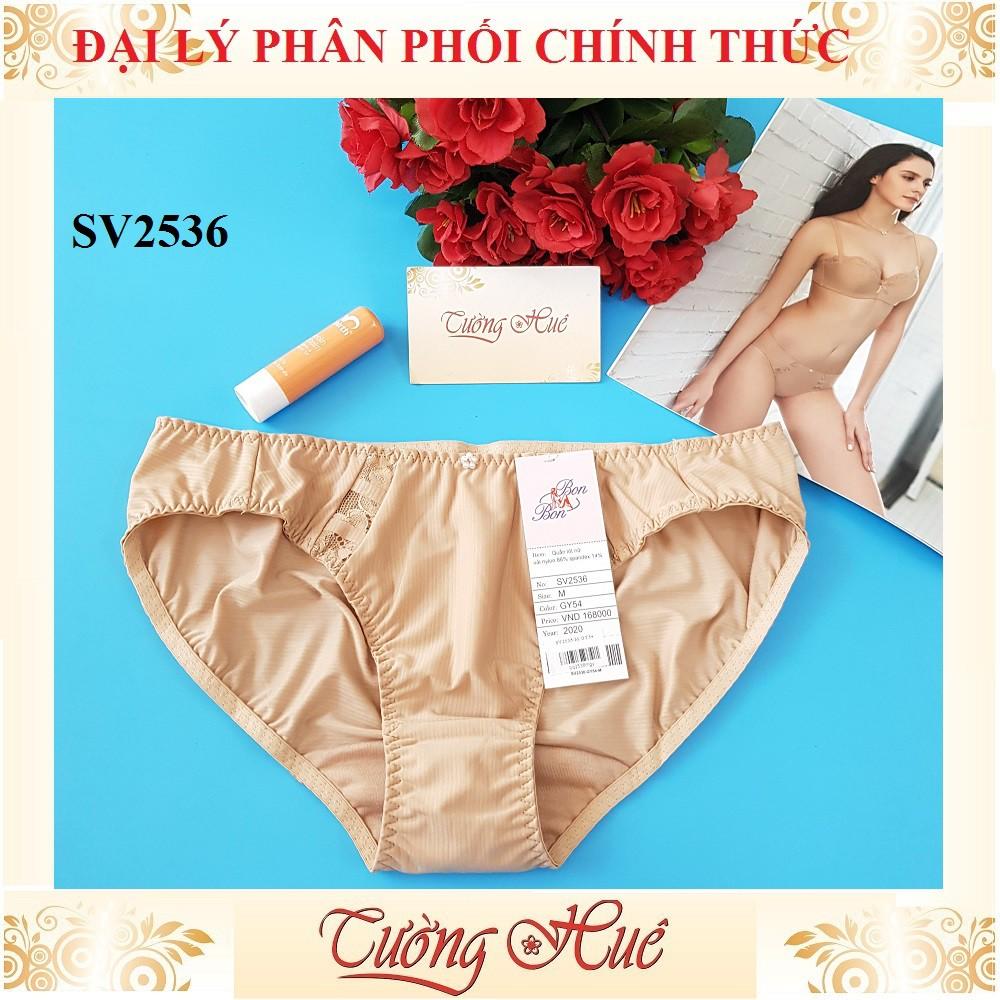 Quần lót nữ Bon Bon SV2536 quần lót trơn phối ren.