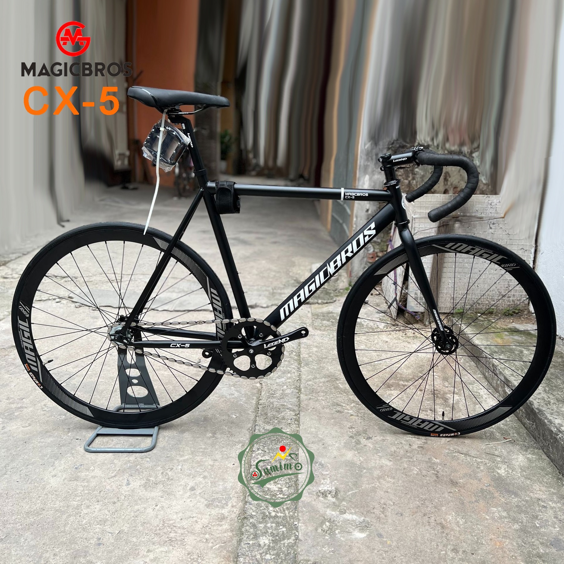 Xe đạp fixed gear MAGICBROS CX-5 khung thép