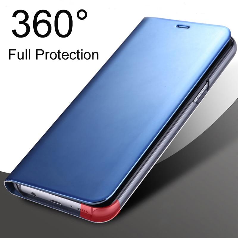Bao Da Tráng Gương Thời Trang Cho Samsung Galaxy Note 10 9 8 S10 S9 S8 S20 Plus A50 A51 A70 A71 A50S A70S A10 A20 A30