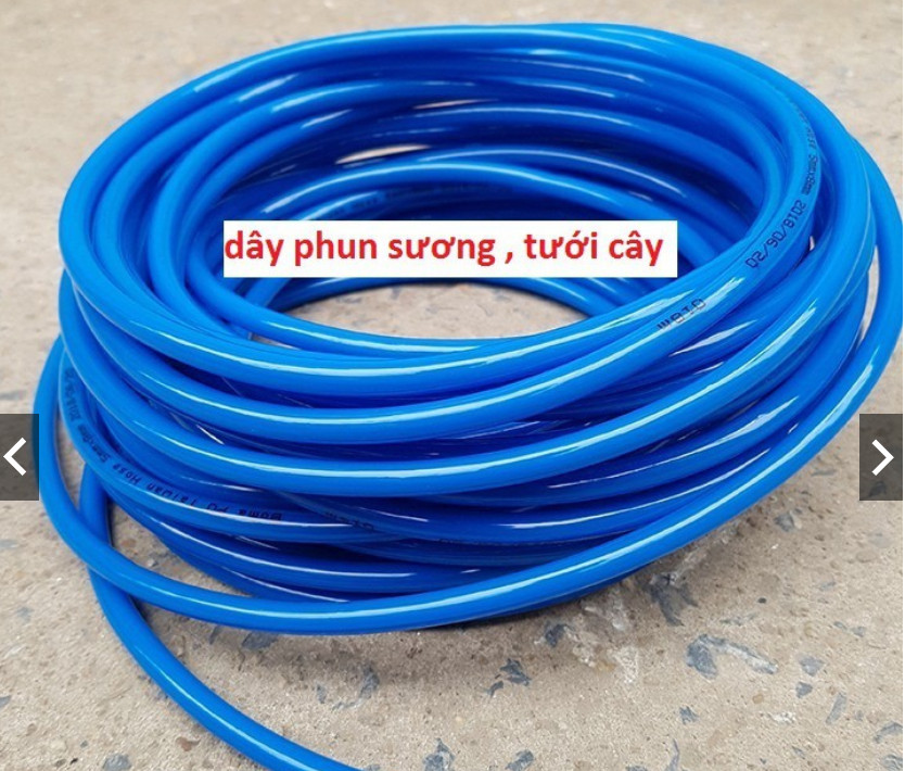 Cuộn dây phun sương 80m óng phi  8mm chất lương cao, tưới lan, tưới cây,làm mát 