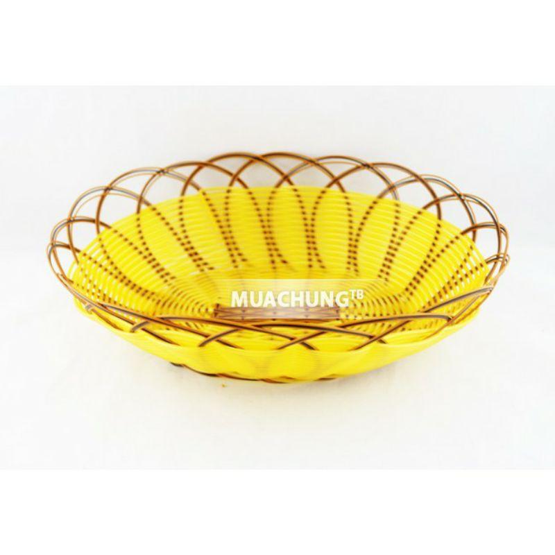 Rổ nhựa giả mây Ovan