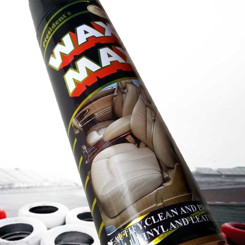 Xịt bóng nội thất đồ da, nhựa, gỗ... WAX MAX bình 500ml - Hàng Chính Hãng