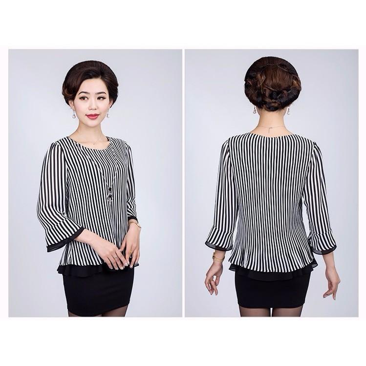 TK172N- ÁO SỌC TAY LỠ CAO CẤP S-6XL