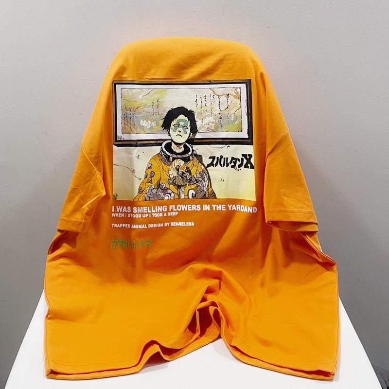 Áo thun chữ nhật hình thật unisex