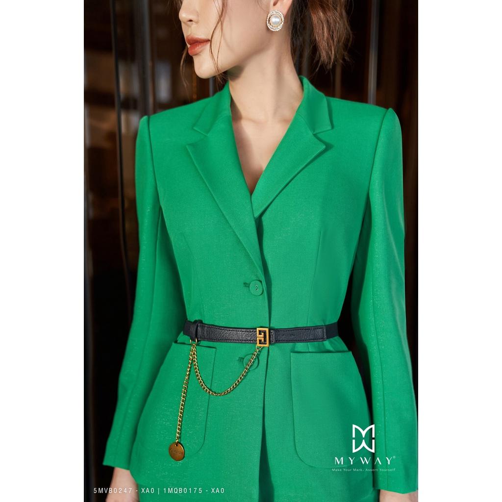 Set Quần Áo Vest Nữ Công Sở Dài Tay Dáng Đứng Sang Trọng 5MVB0247 -1MQB0175 xa0