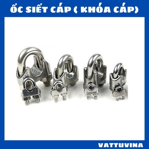 Ốc siết cáp INOX 304 - khóa cáp - cóc kẹp cáp - size 2mm, 4mm, 5mm, 6mm, 8mm, 10mm