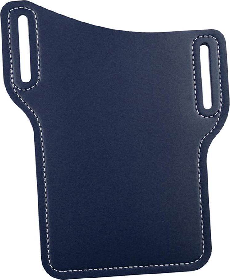 Men Waist Phone Bag PU Loop Holster Pouchs Belt Multipurpose Carrying Case