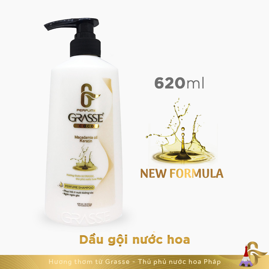 Dầu Gội Hương Nước Hoa Grasse 620ml