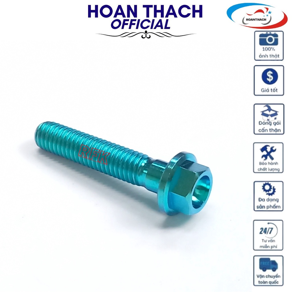 Ốc 6L25 Trụ Vương Miện Xanh Lục Bảo Dùng cho nhiều dòng xe SP016466 (giá 1 con)