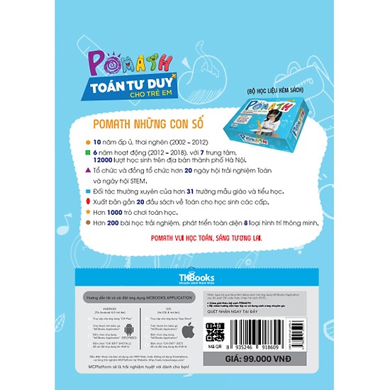 POMath - Toán Tư Duy Cho Trẻ Em 4-6 Tuổi
