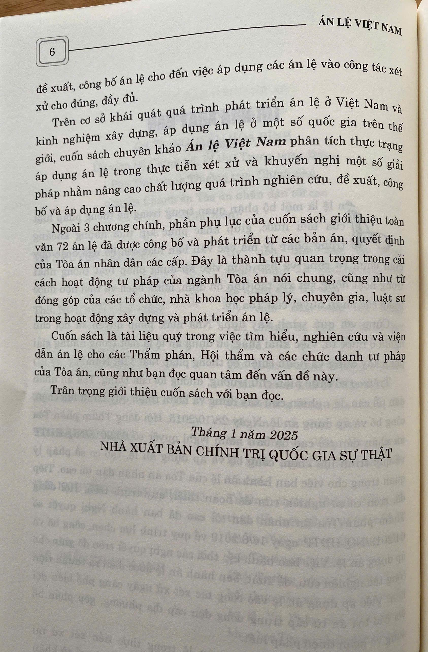 Án Lệ Việt Nam ( Sách chuyên khảo )