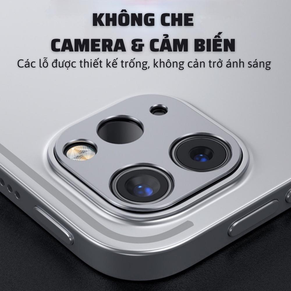 Cường lực kính cụm Camera cho iPad Pro 11/12.9 inch - Cường lực kim loại cho Camera cho iPad 11/12.9&quot; dòng iPad năm 2020/21