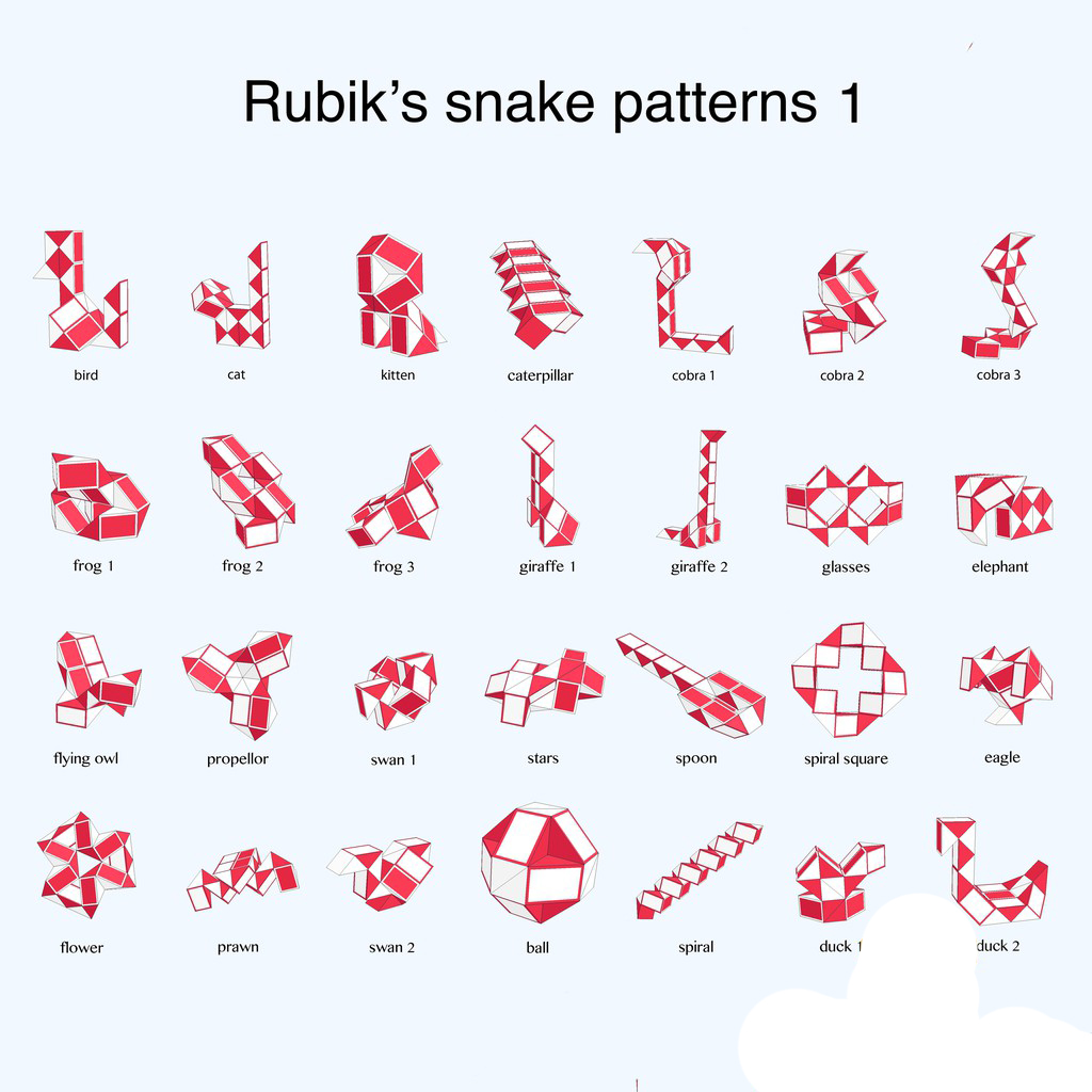 Rubik Biến Thể Rubik Snake Twist Puzzle Cao Cấp