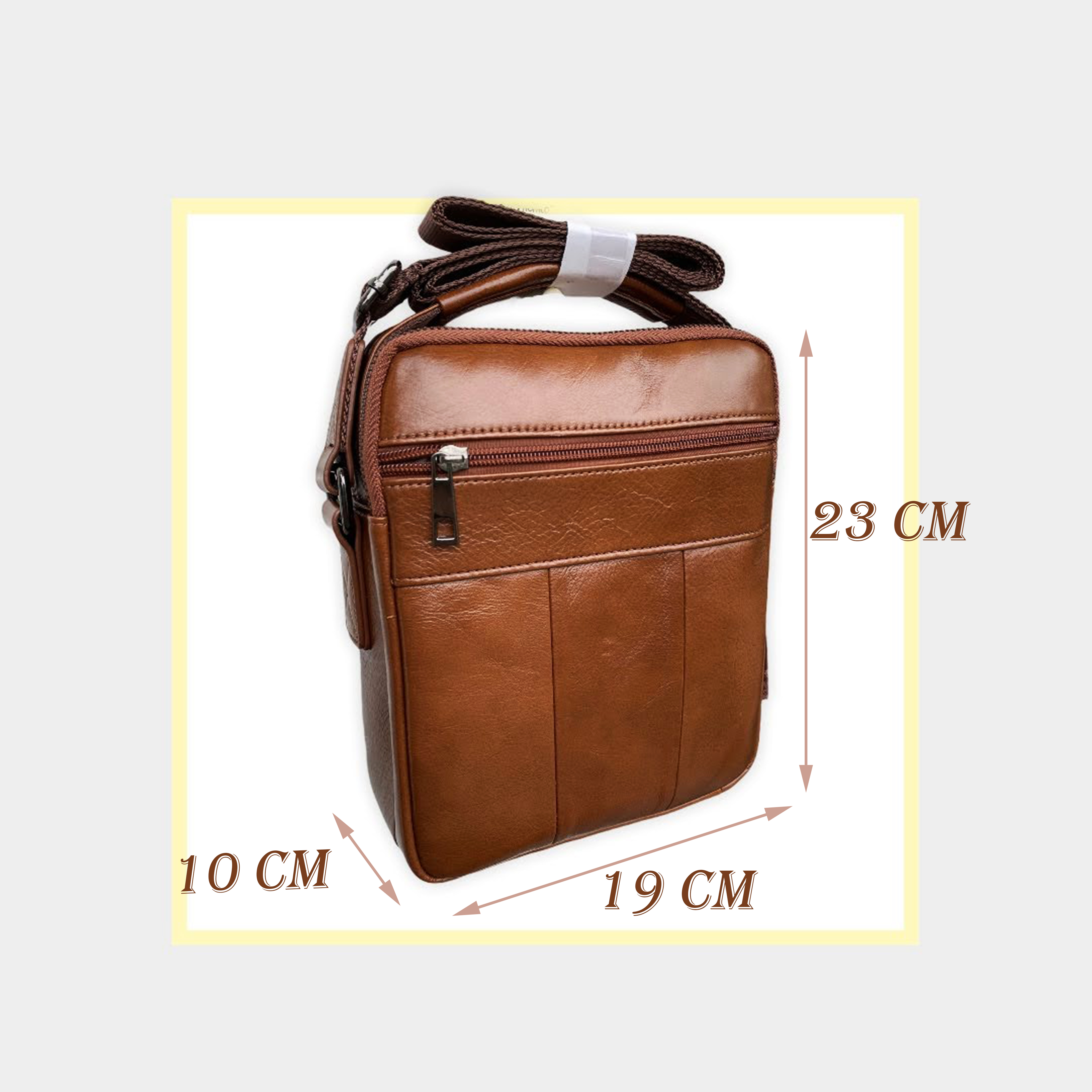 Túi đứng da dành cho nam  219/20 vàng bò