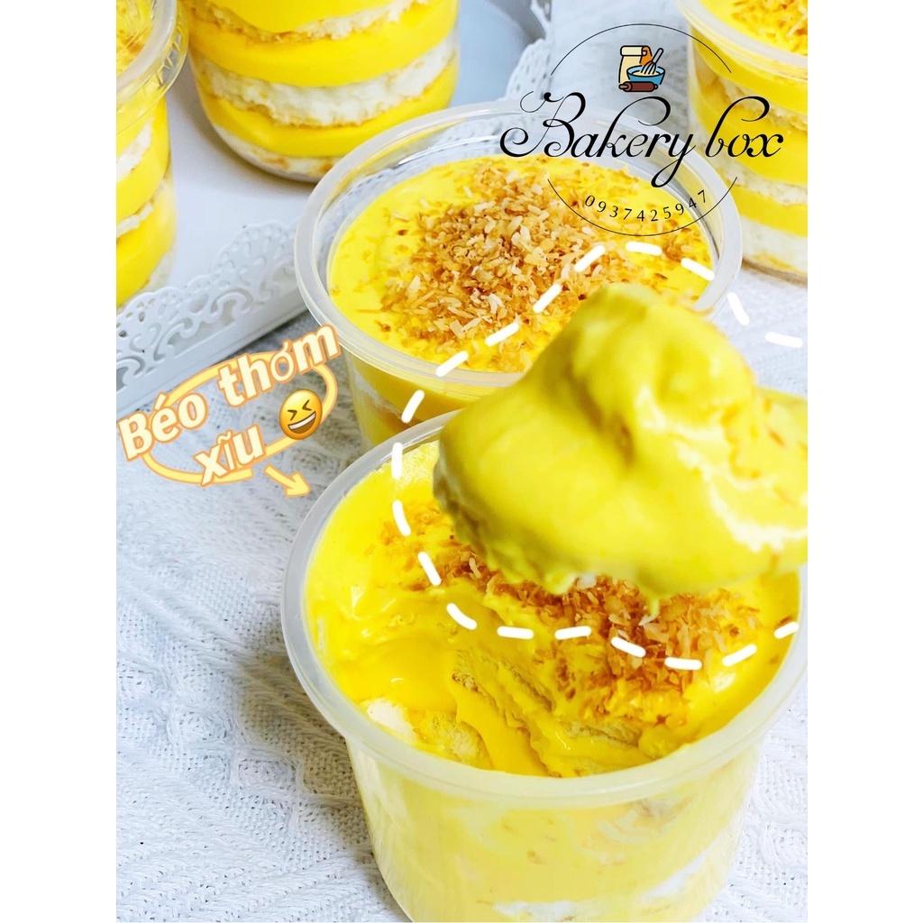 50 Ly Đáy Bầu 360ml Đựng Pudding - Trà Sữa - Cafe - Sinh Tố